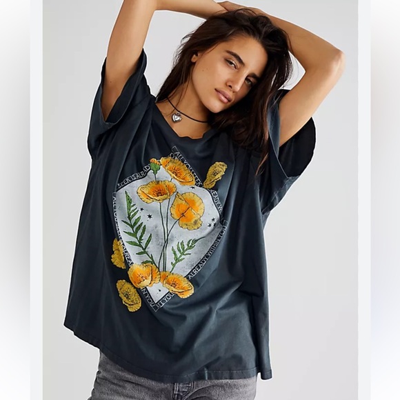 Free People All You Seek Graphic Tee - Picture 1 of 10